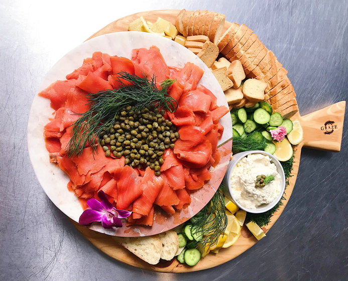 Smoked Salmon Board